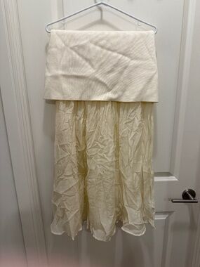 Zara midi sculpt knit skirt